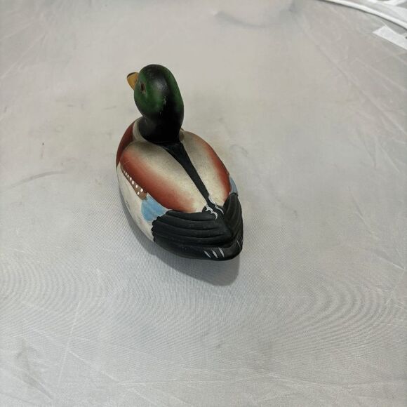 Vintage Jasco Mallard Duck Porcelain Lint Remover Brush 1980's Collectible - Picture 3 of 8